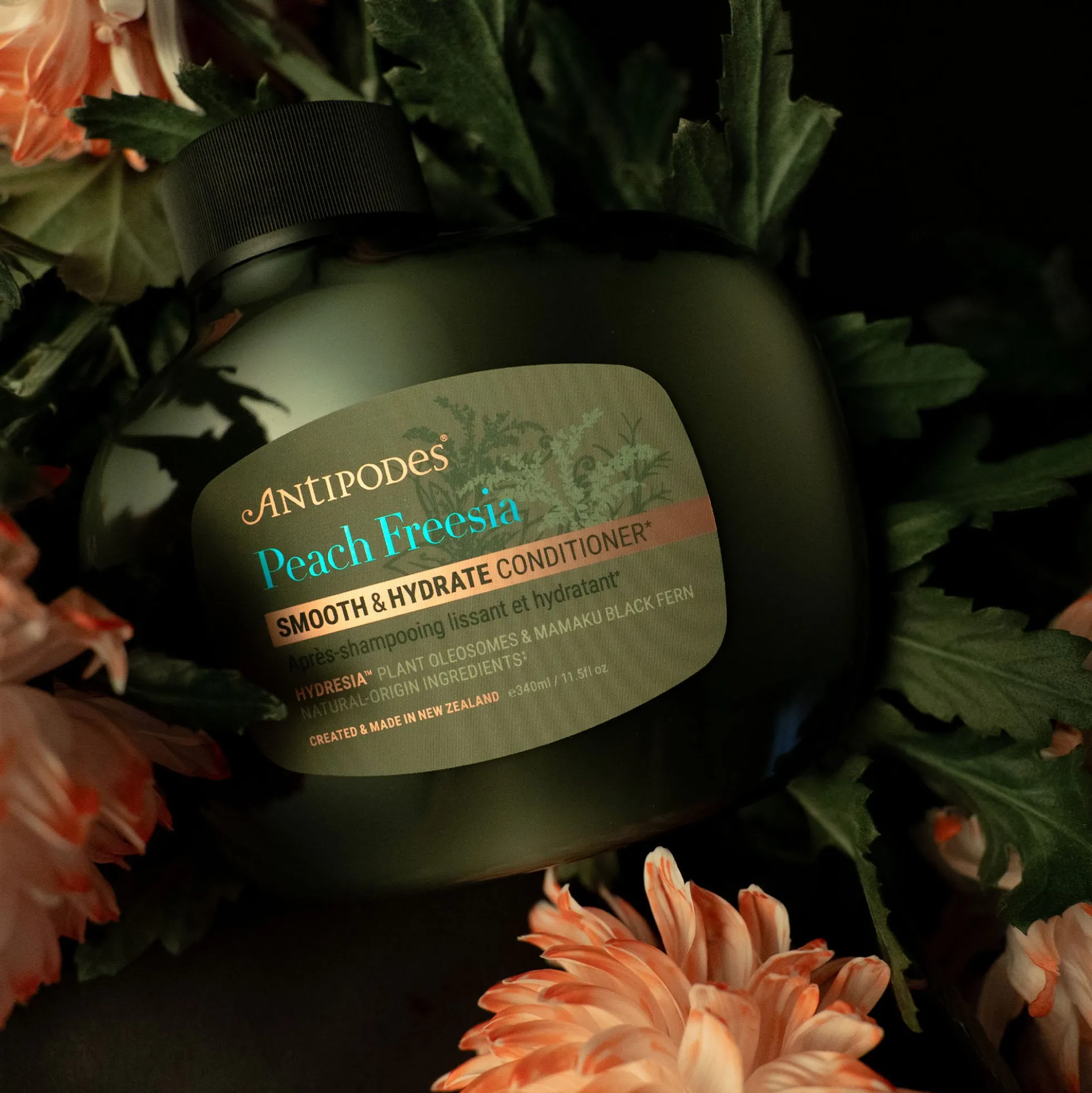 Après-Shampoing Lissant et Hydratant Pêche et Freesia
