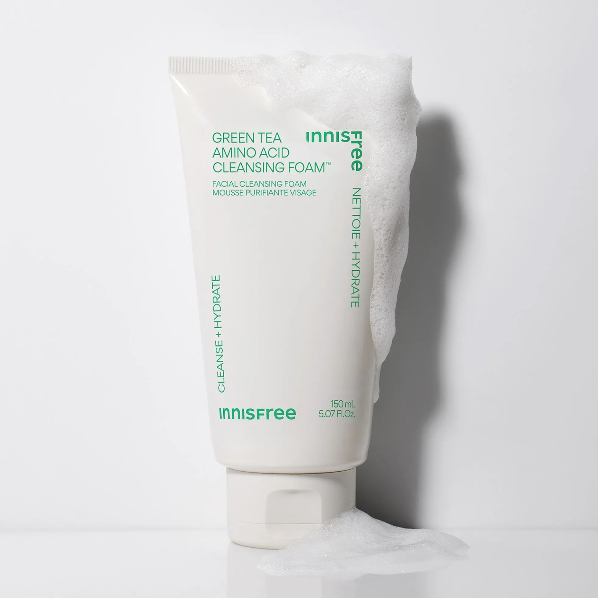 Green Tea Amino Acid Cleansing Foam Mousse Nettoyante