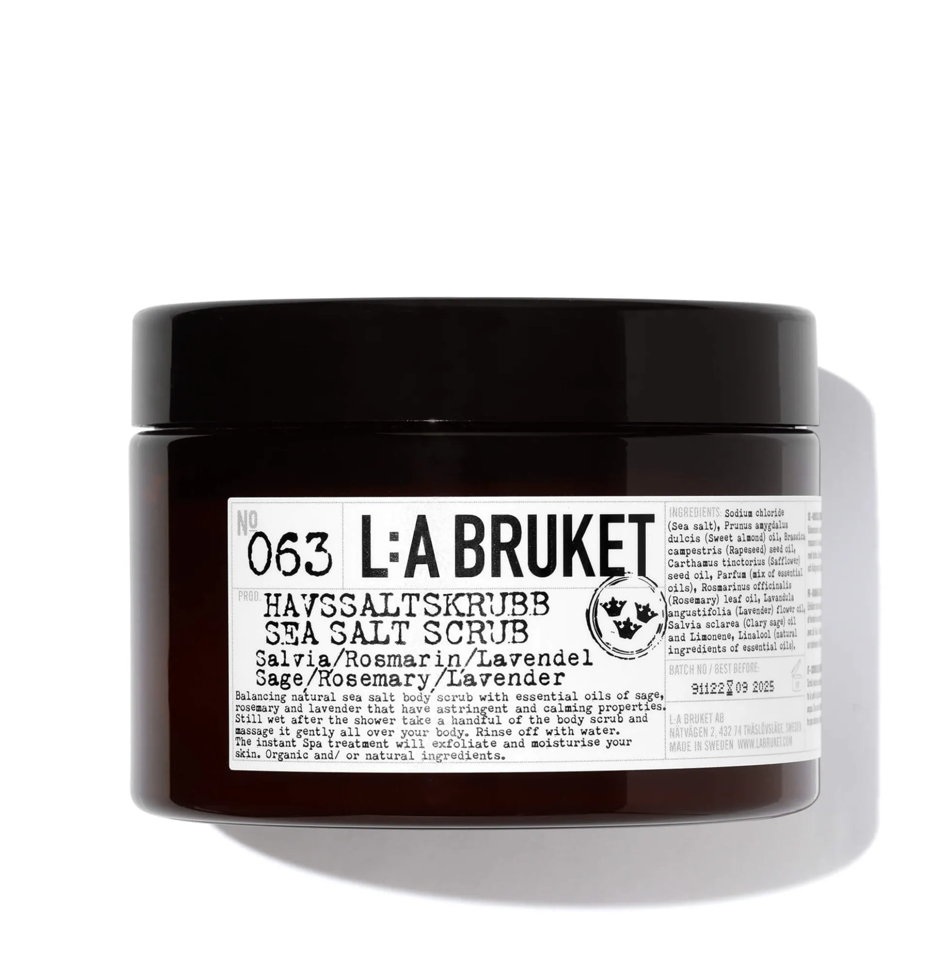 Sea Salt Scrub Gommage Corps Sauge Romarin Lavande 063