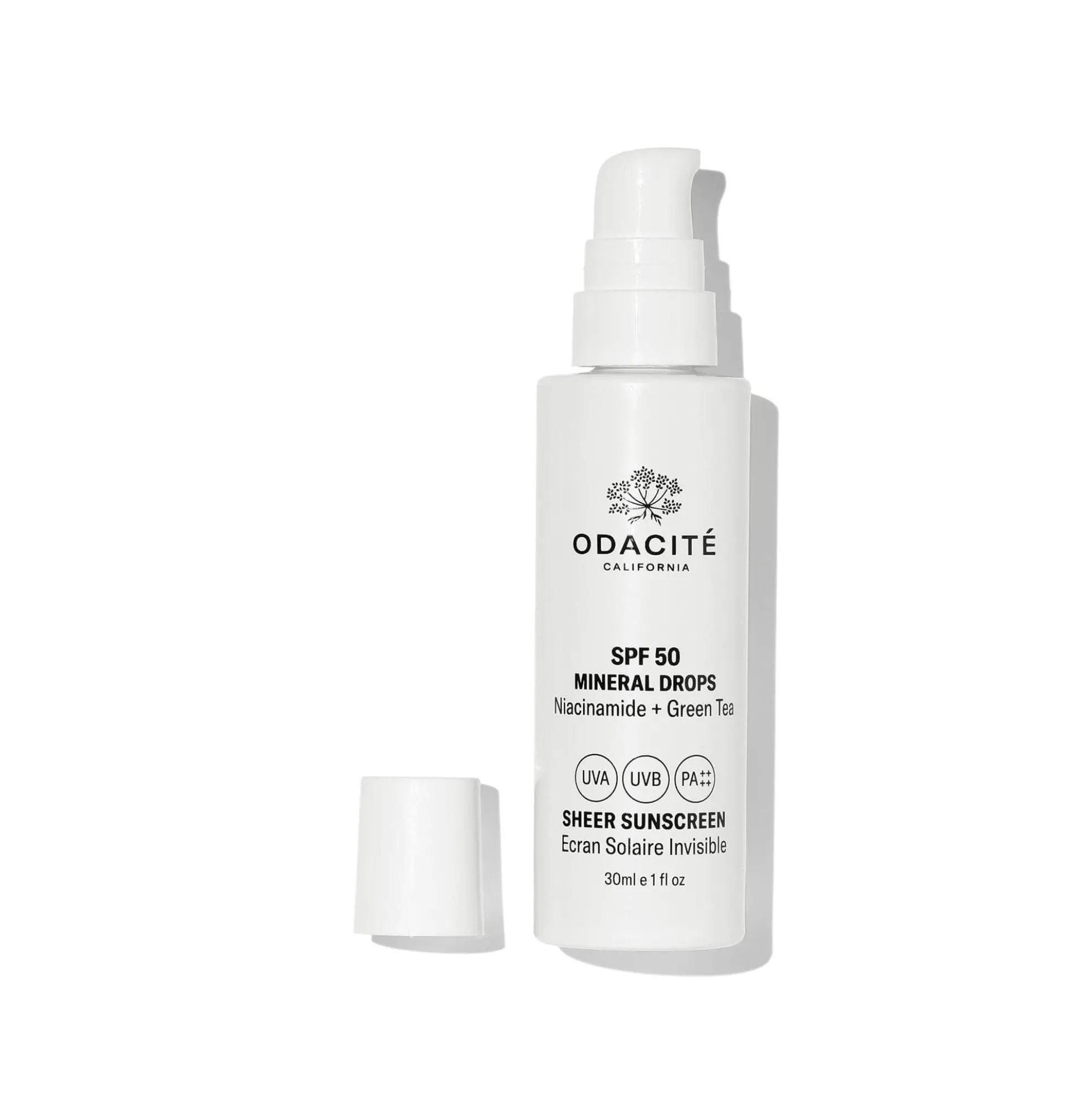 SPF50 Mineral Drops Niacinamide + Green Tea Écran Solaire