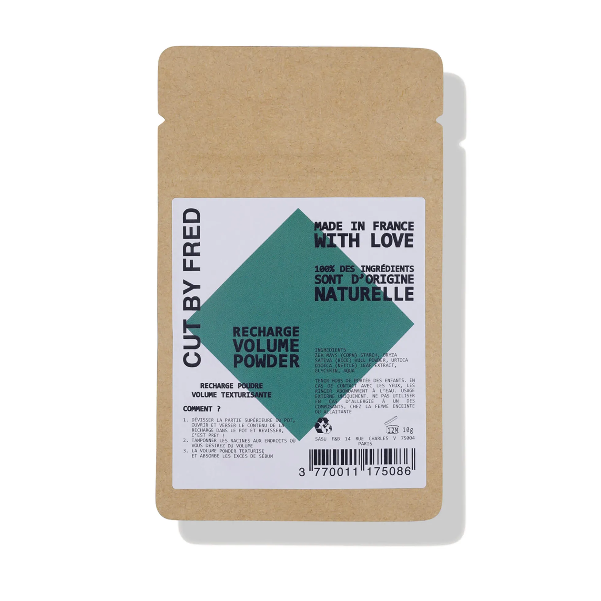 Vegan Volume Powder Shampoing Sec Volume Recharge